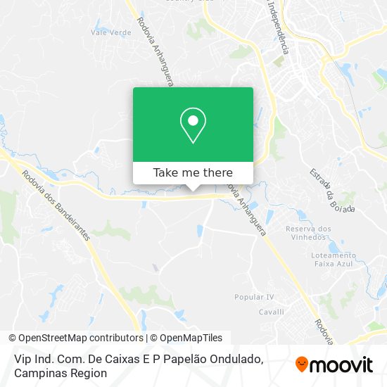 Mapa Vip Ind. Com. De Caixas E P Papelão Ondulado