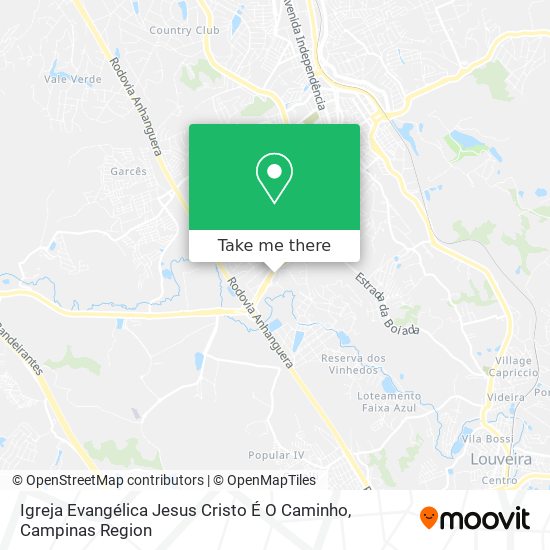 Mapa Igreja Evangélica Jesus Cristo É O Caminho