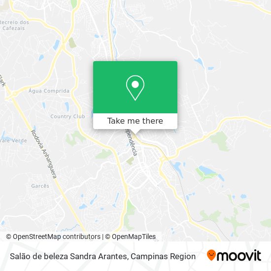 Salão de beleza Sandra Arantes map