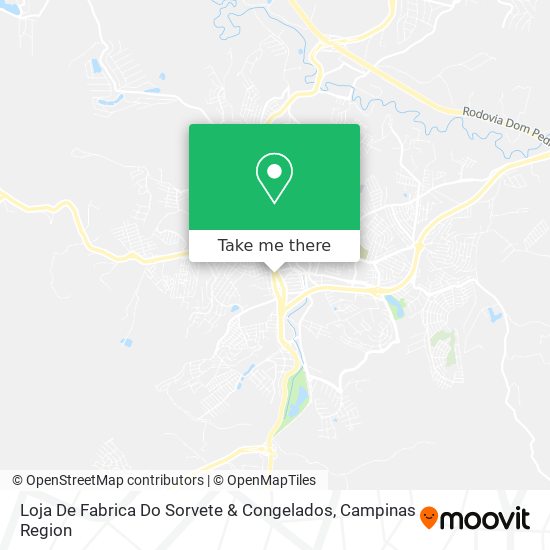 Loja De Fabrica Do Sorvete & Congelados map