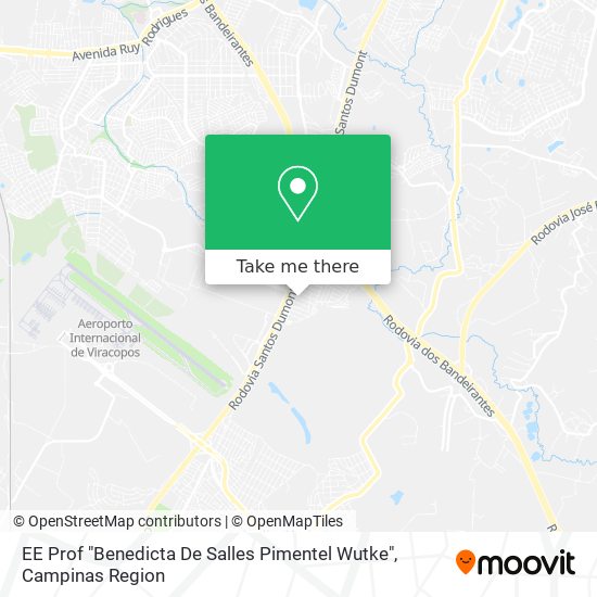 EE Prof "Benedicta De Salles Pimentel Wutke" map