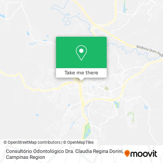 Consultório Odontológico Dra. Claudia Regina Dorini map