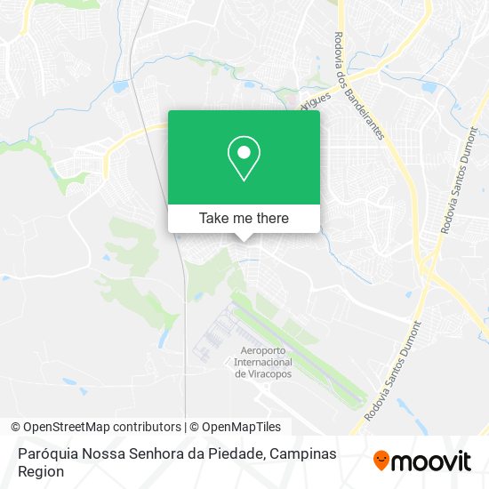 Mapa Paróquia Nossa Senhora da Piedade