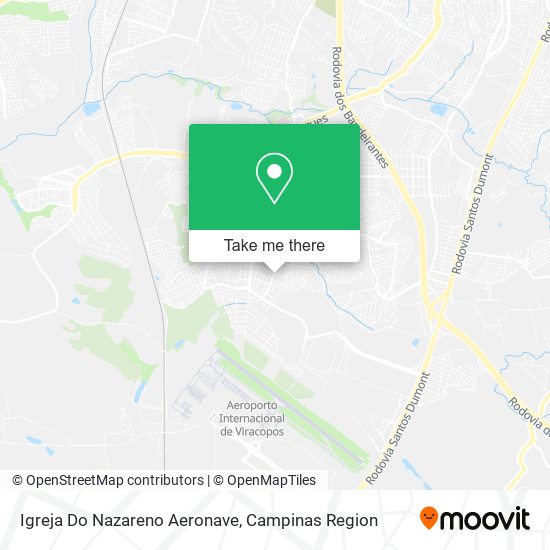 Igreja Do Nazareno Aeronave map