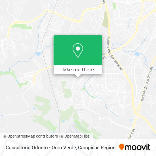 Consultório Odonto - Ouro Verde map