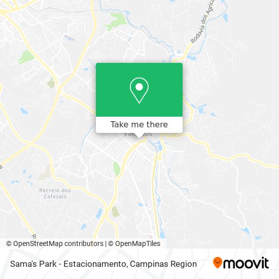 Sama's Park - Estacionamento map