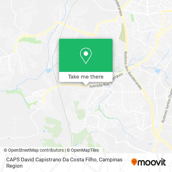 CAPS David Capistrano Da Costa Filho map