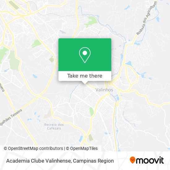 Academia Clube Valinhense map