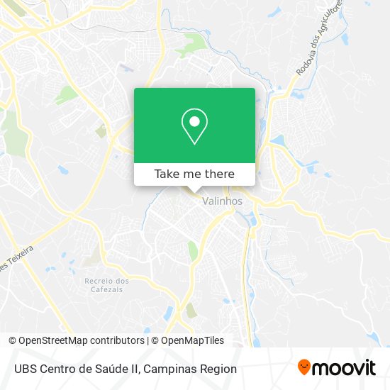 UBS Centro de Saúde II map