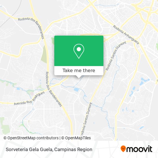 Sorveteria Gela Guela map
