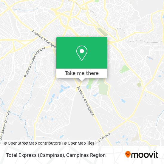 Total Express (Campinas) map