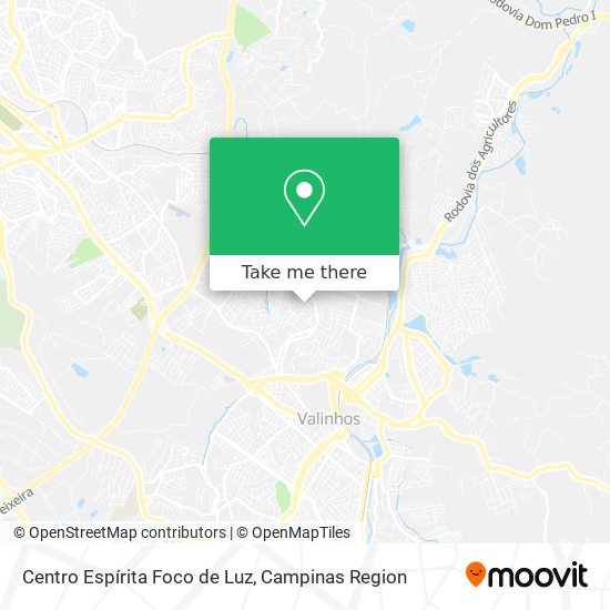 Centro Espírita Foco de Luz map