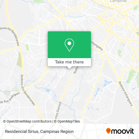 Residencial Sirius map