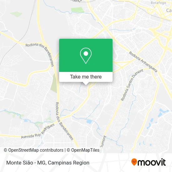 Monte Sião - MG map