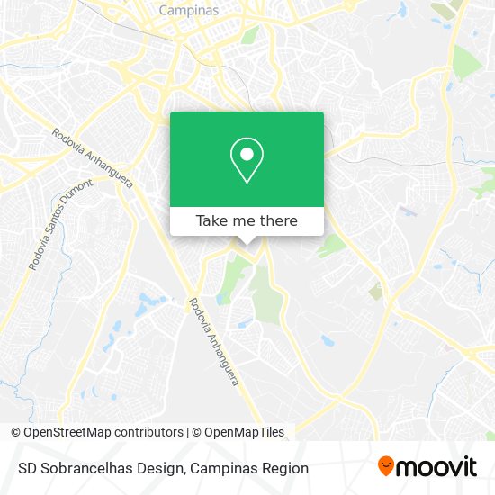 SD Sobrancelhas Design map