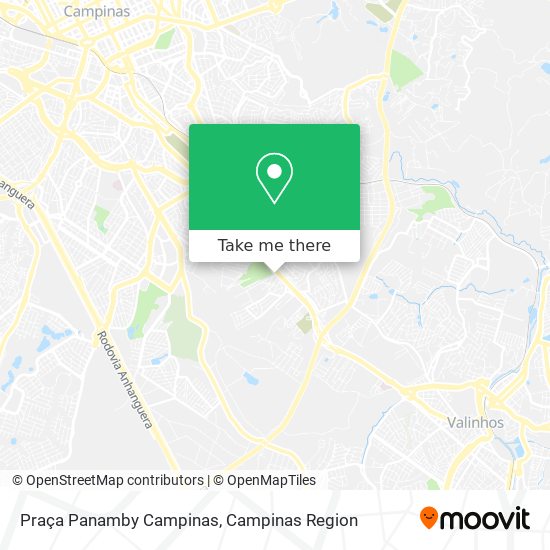 Praça Panamby Campinas map