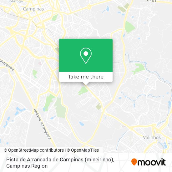 Pista de Arrancada de Campinas (mineirinho) map