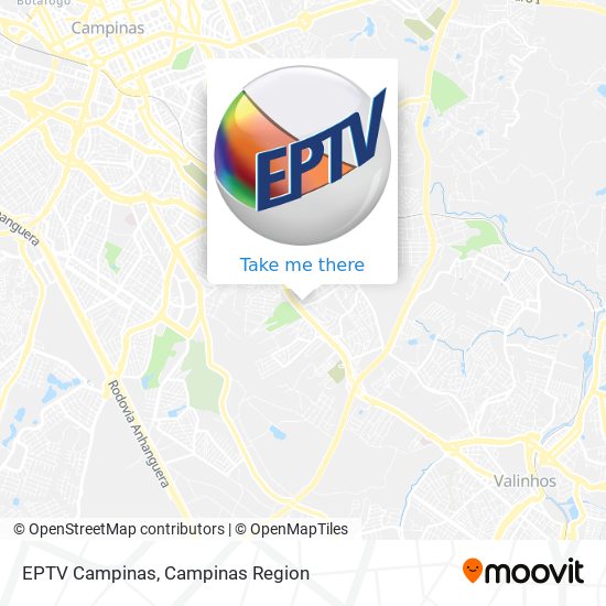 EPTV Campinas map