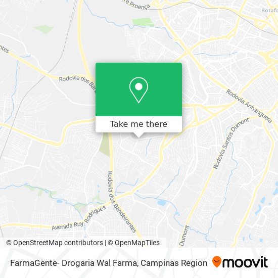 Mapa FarmaGente- Drogaria Wal Farma