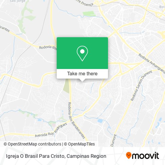 Igreja O Brasil Para Cristo map