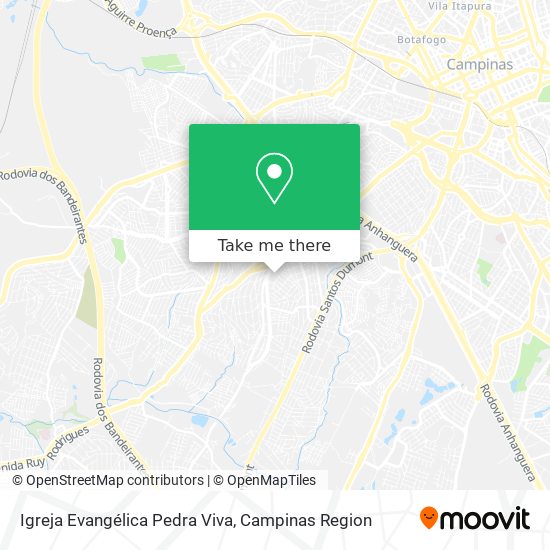 Mapa Igreja Evangélica Pedra Viva