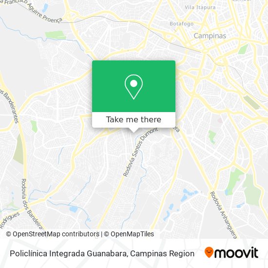 Policlínica Integrada Guanabara map