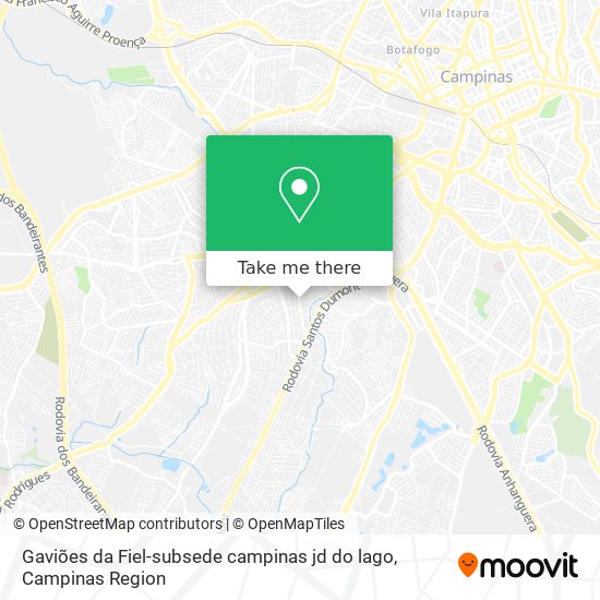 Gaviões da Fiel-subsede campinas jd do lago map