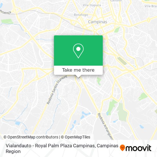 Vialandauto - Royal Palm Plaza Campinas map