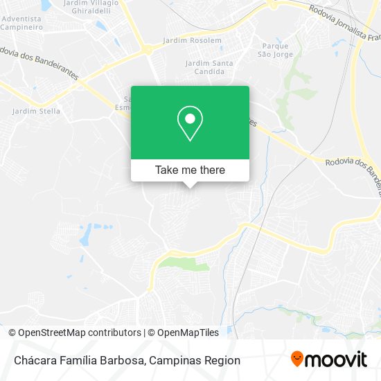 Chácara Família Barbosa map