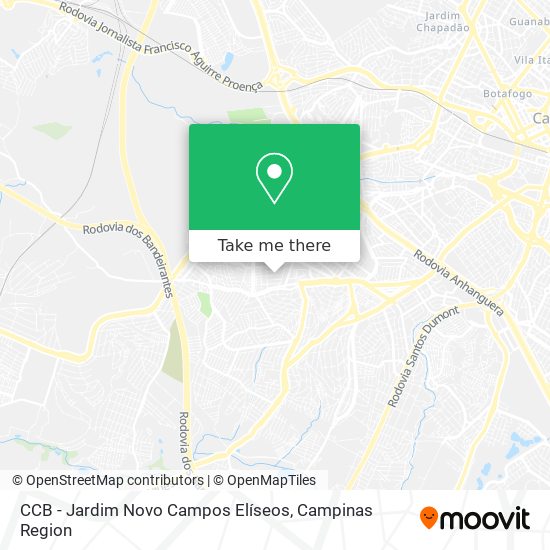 CCB - Jardim Novo Campos Elíseos map
