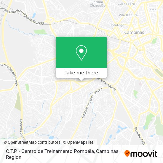 C.T.P. - Centro de Treinamento Pompéia map