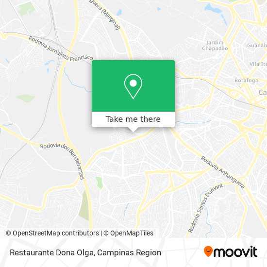 Mapa Restaurante Dona Olga