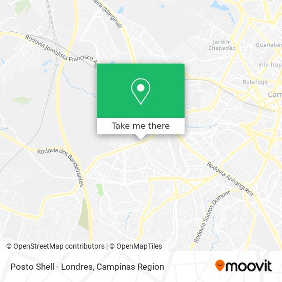 Posto Shell - Londres map