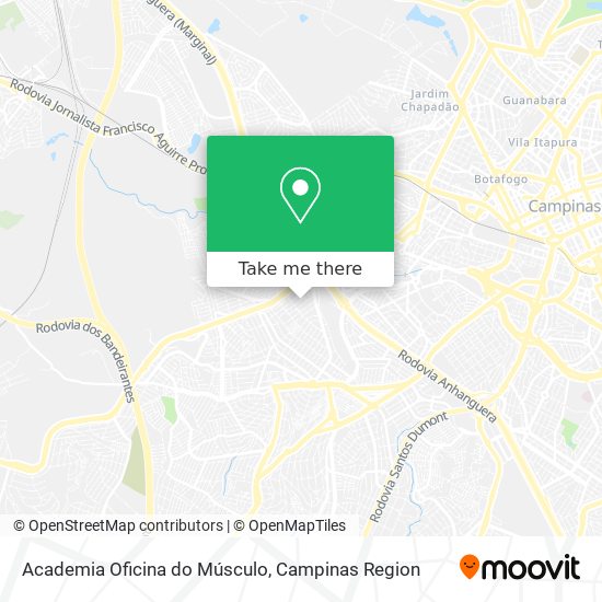 Academia Oficina do Músculo map