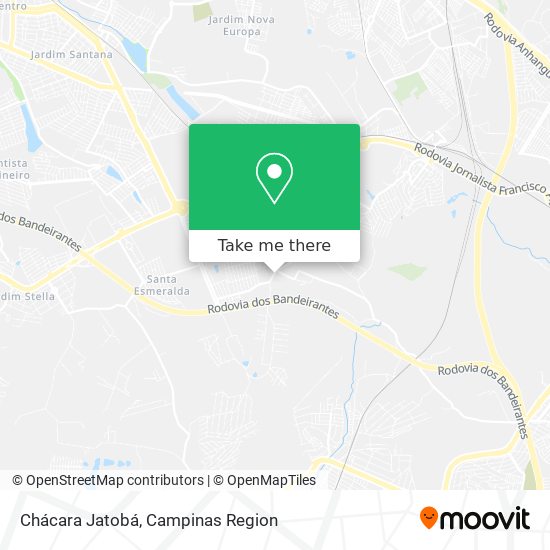 Chácara Jatobá map