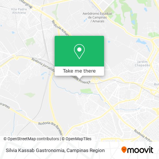 Silvia Kassab Gastronomia map