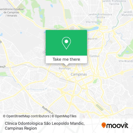 Mapa Clínica Odontológica São Leopoldo Mandic