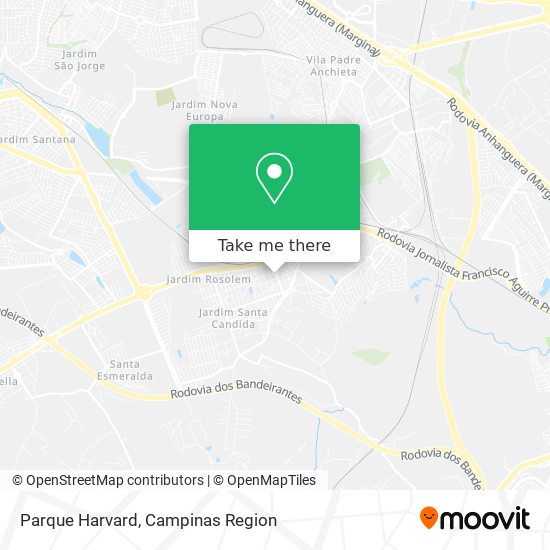 Parque Harvard map