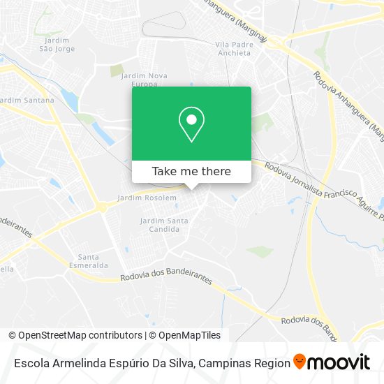 Escola Armelinda Espúrio Da Silva map