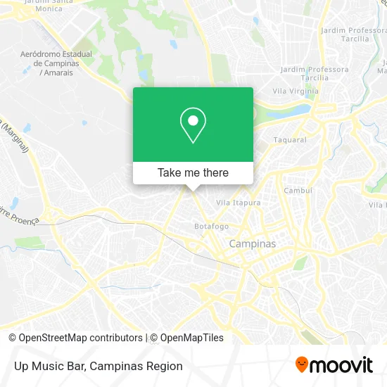 Mapa Up Music Bar