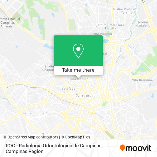 Mapa ROC - Radiologia Odontológica de Campinas