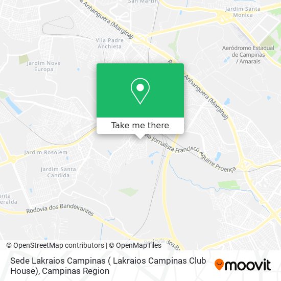 Sede Lakraios Campinas ( Lakraios Campinas Club House) map