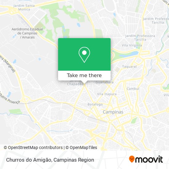 Mapa Churros do Amigão