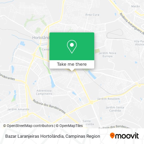 Bazar Laranjeiras Hortolândia map