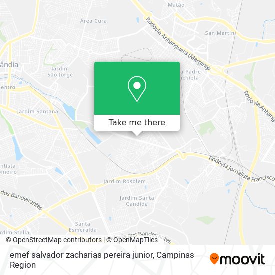 Mapa emef salvador zacharias pereira junior