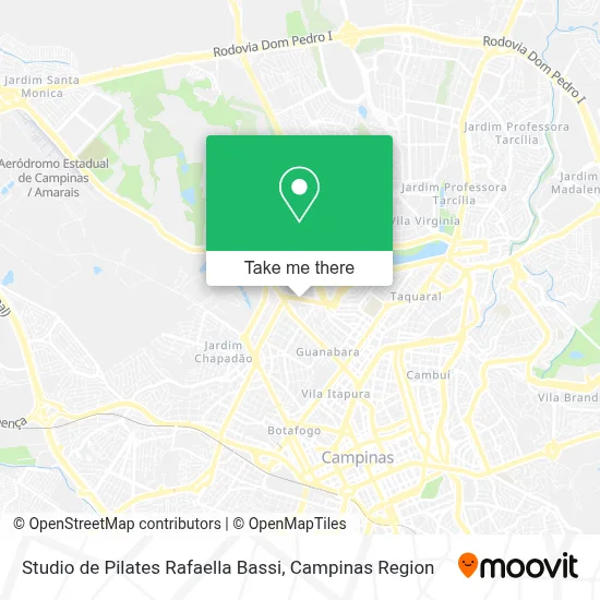 Studio de Pilates Rafaella Bassi map