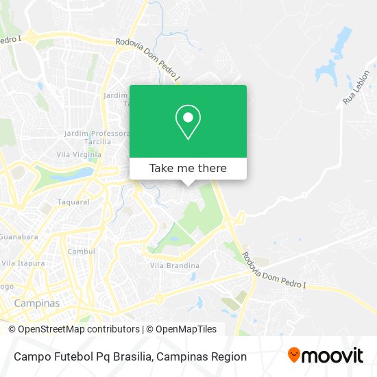 Mapa Campo Futebol Pq Brasilia