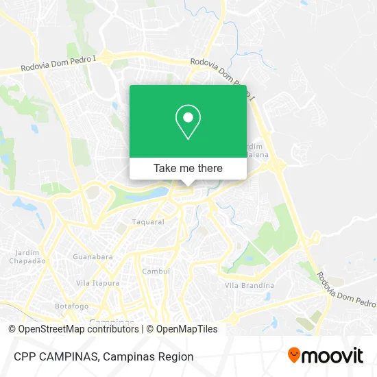 CPP CAMPINAS map