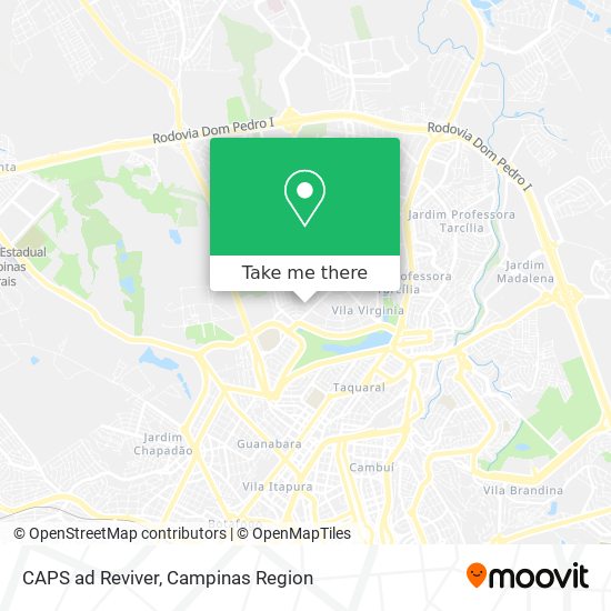 CAPS ad Reviver map