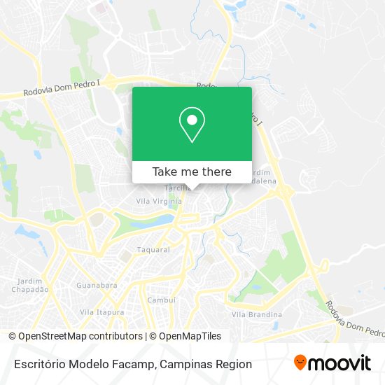 Escritório Modelo Facamp map